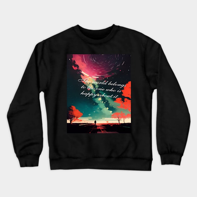 "the wisdom of our life" Crewneck Sweatshirt by umculi